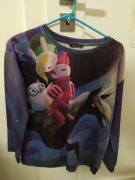 Bluza luźna adventure time fantasy cartoon