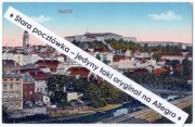 KŁODZKO GLATZ  rzeka Nysa Kłodzka, most, tory kolejowe twierdza obieg 1917