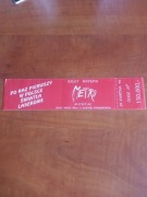 Bilet kolekcjonerski musical metro 94 