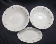 2 misy + półmisek śledziówka Wałbrzych,PRL 