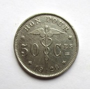 50 centymów 1928 r.  Belgia