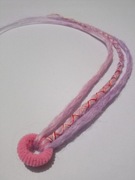 Dredy w gumce doczepy dredloki peruka warkoczyki zagęszczanie włosów treska