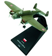 Polski bombowiec PZL P-37B Łoś, 1:144/NOWY