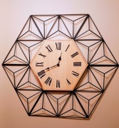 Zegar ścienny loftowy.W pełni sprawny. Baterie paluszki .Wymiary 80/70