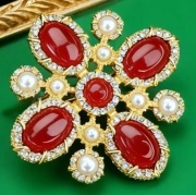 Broszka przypinka ozdoba stroju GÓRALA Góralska dla Bacy Juhasa, Gazdziny.