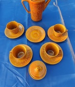 Zestaw kawowy Chodzież z czasów PRL