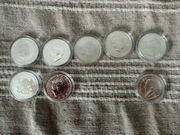 Srebrne monety 1oz  28 sztuk.