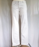 Spodnie białe Jeans damskie r. M stan bdb