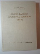 "Kodeks karząc Królestwa Polskiego (1818 r.)" Jerzy Śliwowski