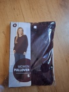 Bordowy sweterek rozm S 