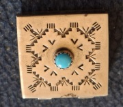 Pigularz srebro puzderko sygnowany Antyk 