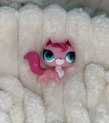 Oryginalna figurka Littlest Pet Shop różowy kotek