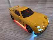 Autko do driftu Mazda RX 7 JDM z żyroskopem 4WD RC LED NEONY do driftowania