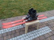 NARTY ZJAZDOWE 160 cm + BUTY 38 EU + WIAZANIA