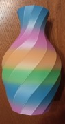 Wazon tęczowy flakon