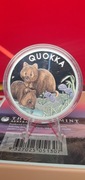 Quokka kolirowana 1 uncja Srebra 2023 Proff