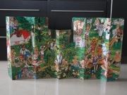 Gadżet "komiks" vintage – parawan 125cm x 52 cm, „B.Z. am Sonntag” Berliner