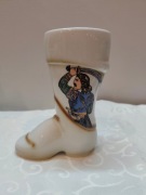 Kufelek but porcelana Lippelsdorf 1877 GDR NRD piwo Vintage 18cm