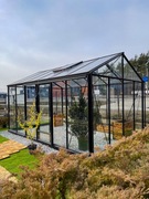 Szklarnia ogrodowa aluminiowa 14,10m2 (309x457), szkło hartowane 4 mm