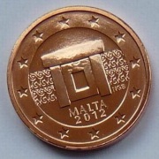 MALTA 2012 1 CENT UNC !!!!!!!!!!