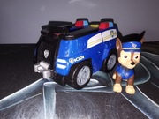 Pojazd Chase psi patrol, figurka Chase psi patrol, pojazd policyjny 