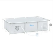 Basen ramowy zawór spustowy niebieski 