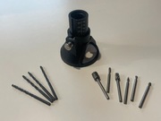 Prowadnica do frezarki + frezy i wiertła NOWE