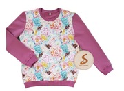 Nowa bluza dziewczęca w rozmiarze 140 produkt Hand Made 