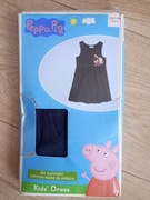 Bawełniana sukienka Peppa Pig rozmiar 122/128