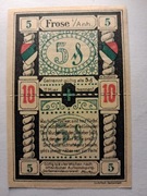 notgeld Frose, pieniądz zastępczy, 5 Pf podwójny