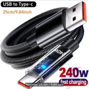Kabel USB-C do USB z szybkim ładowaniem 240W super szybkiego transferu dany