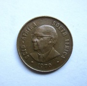 1 Cent 1979 r.   Afryka Południowa zak. prezydentury Diederichsa