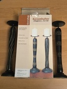 Świeczniki dekoracyjne 2 sztuki 