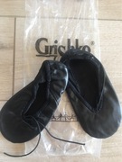 Baletki dziecięce czarne skórkowe Grishko balet rytmika