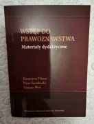 Wstęp do prawoznawstwa. Materiały dydaktyczne 
