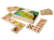 Drewniane Domino Playtive Gra