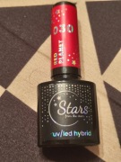 Stars. Lakier do paznokci hybrydowy. 030 Red planet