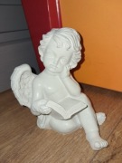 Aniołek figurka ok. 13,5cm biały