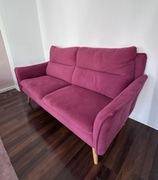 Wygodna sofa z wysokim oparciem – 190 cm, prawie nieużywana, Katowice/Śląsk