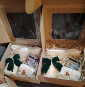 Naturalny zestaw SPA | pas do mycia  | gąbka loofah | prezent