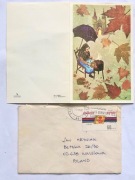 jesień, kościół, pieczenie kasztanów pod parasolem