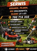 SERWIS kosiarki NAPRAWA pilarki TANIO kosy spalinowe NAPRAWA Toruń WRZOSY