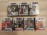 7x Funko POP! Marvel kolekcja Venom Spider-Man B&G Venomized Storm X-23