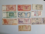 Banknoty rózne kraje - set 8