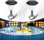 Zestaw 2 lampek solarnych Bitiwend basen poręcz RGB IP65 CIS-57797