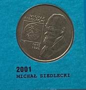 2 złote Michał Siedlecki, 2001, st 1-.