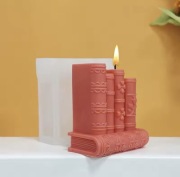 KSIĄŻKI forma silikonowa 8.5*7.5 do Odlewów Świec Gipsu 