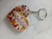 Brelok z bursztynami I imieniem