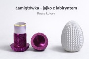 Jajko z labiryntem – prezent, schowek na prezent, pieniądze, zagadka