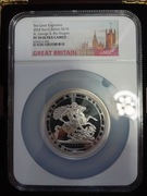 Świety Jerzy i Smok Grading NGC 5oz srebro